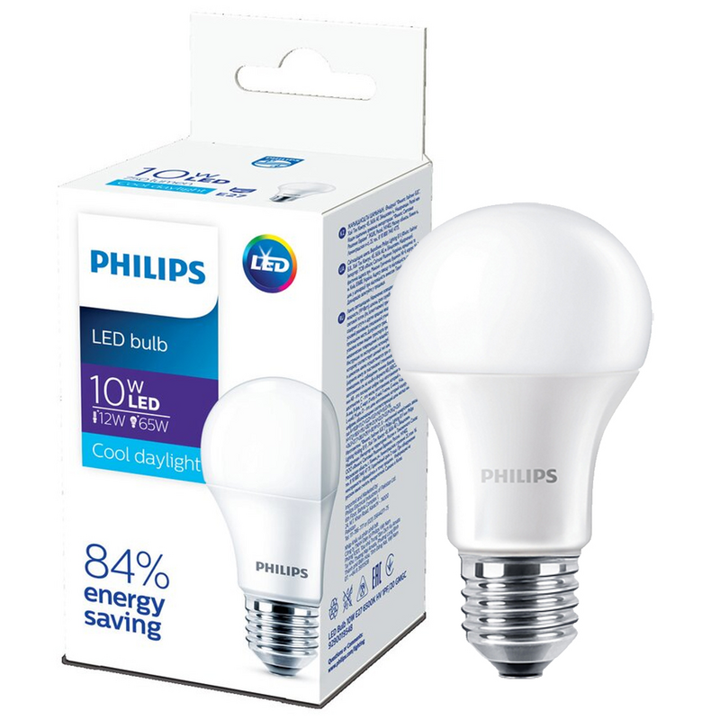 Лампа світлодіодна Philips (8718699639716) 10Вт, E27, 6500K